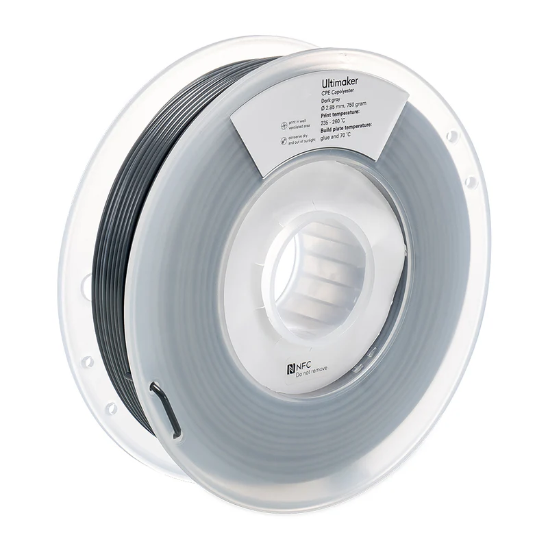 Ultimaker filament CPE Dark Gray M0188 750g