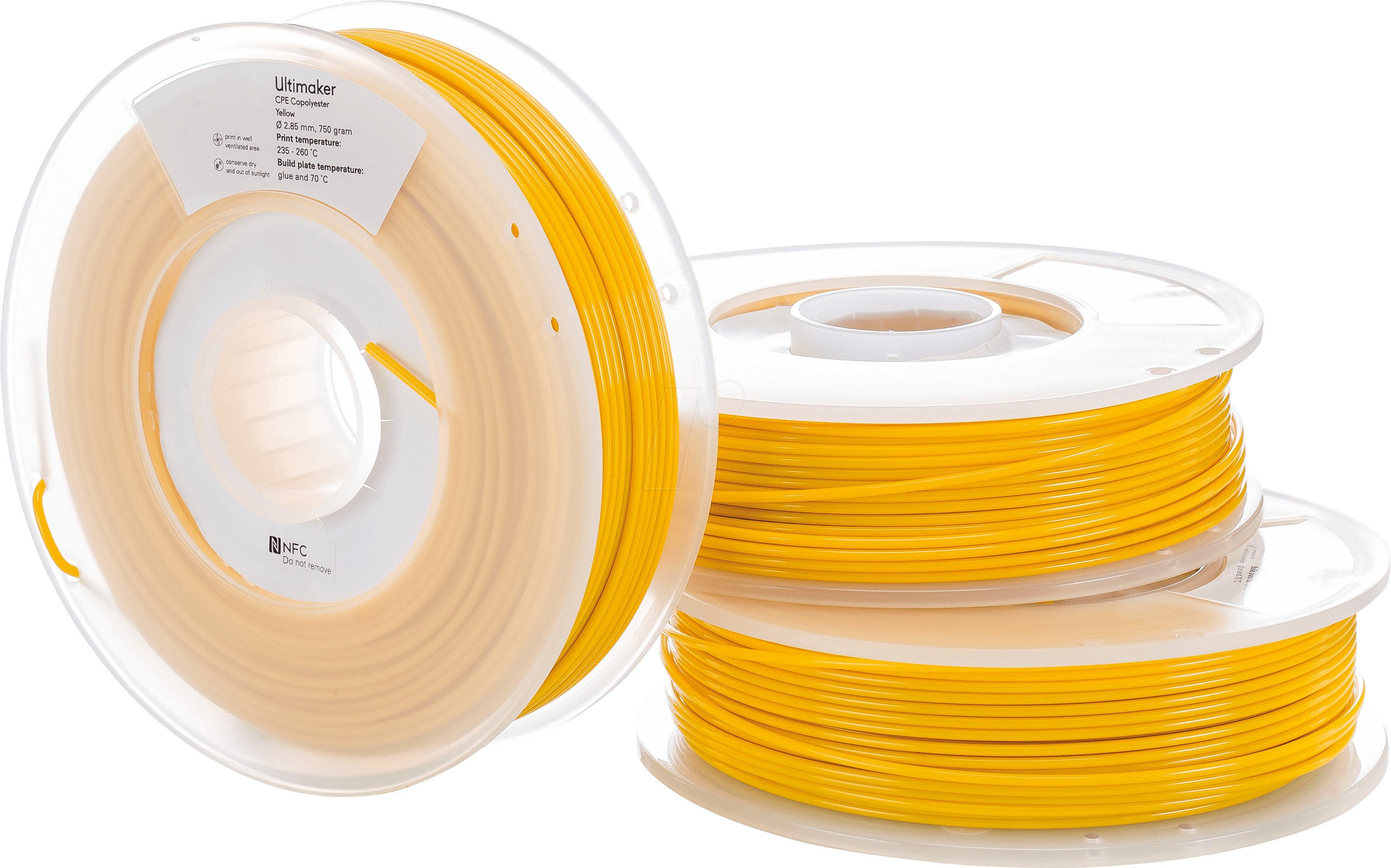 Ultimaker филамент CPE Yellow M0188 750гр