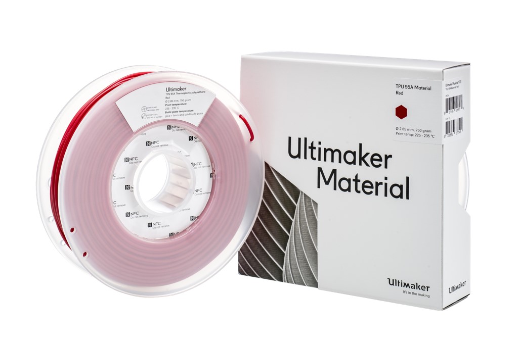 Филамент Ultimaker TPU95A - M0369 Red 750