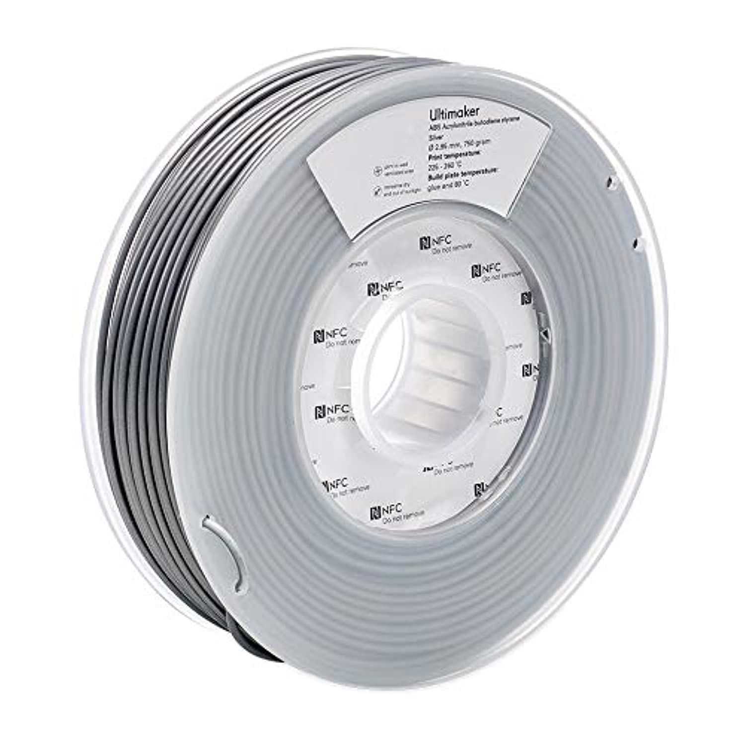 ПРОМОЦИЯ!  Ultimaker филамент ABS Silver M2560 750гр