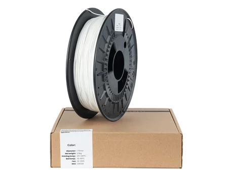 Filament B2N Filament  Elasti TPU 90A 1.75mm White 0.5kg