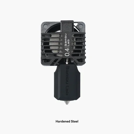 Bambu Lab P1/X1 Series Complete Hotend Asembly Hardened Steel Nozzle - 0.4mm - FAH001-P