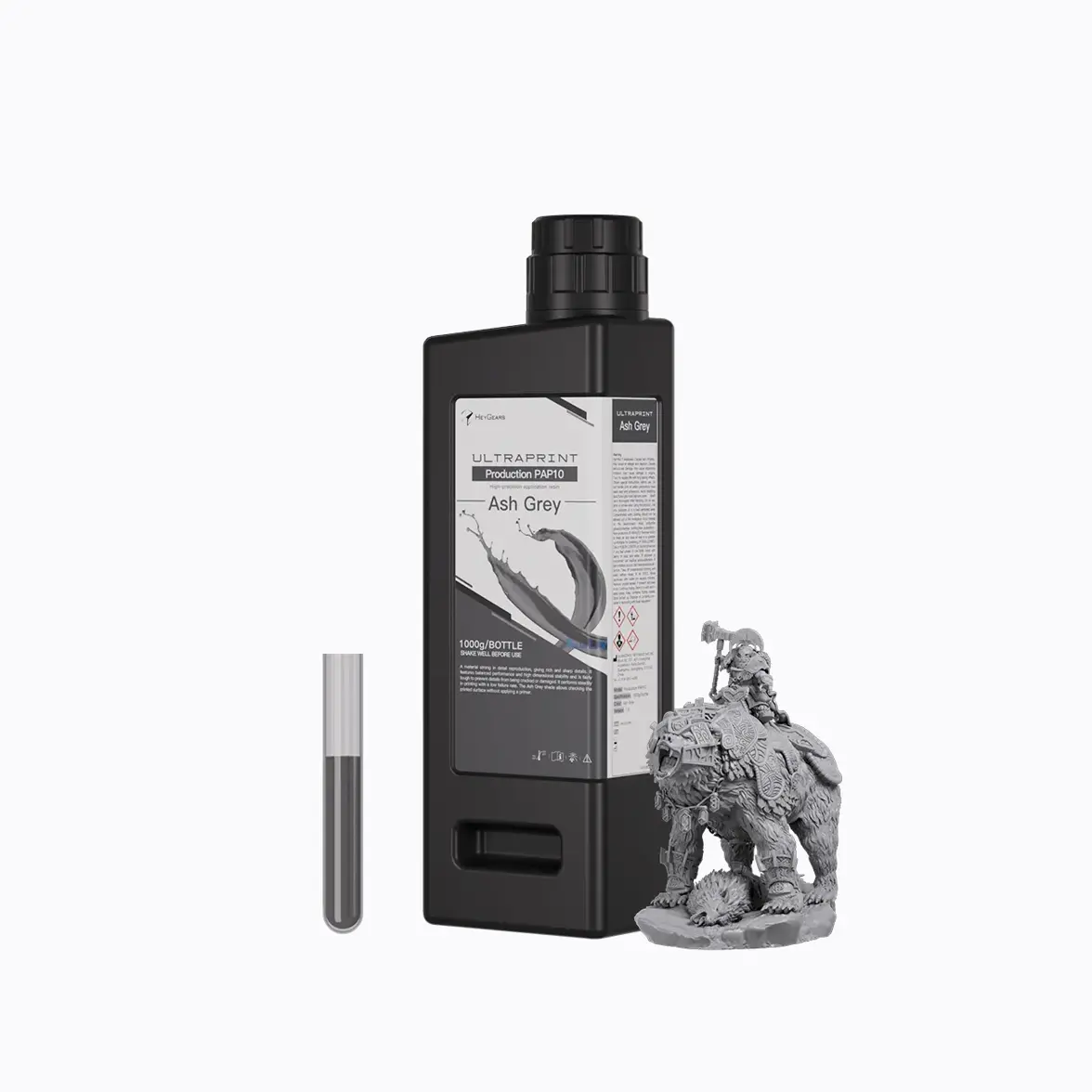 Смола HeyGears UltraPrint-Production PAP10 пепеляво сиво 1kg