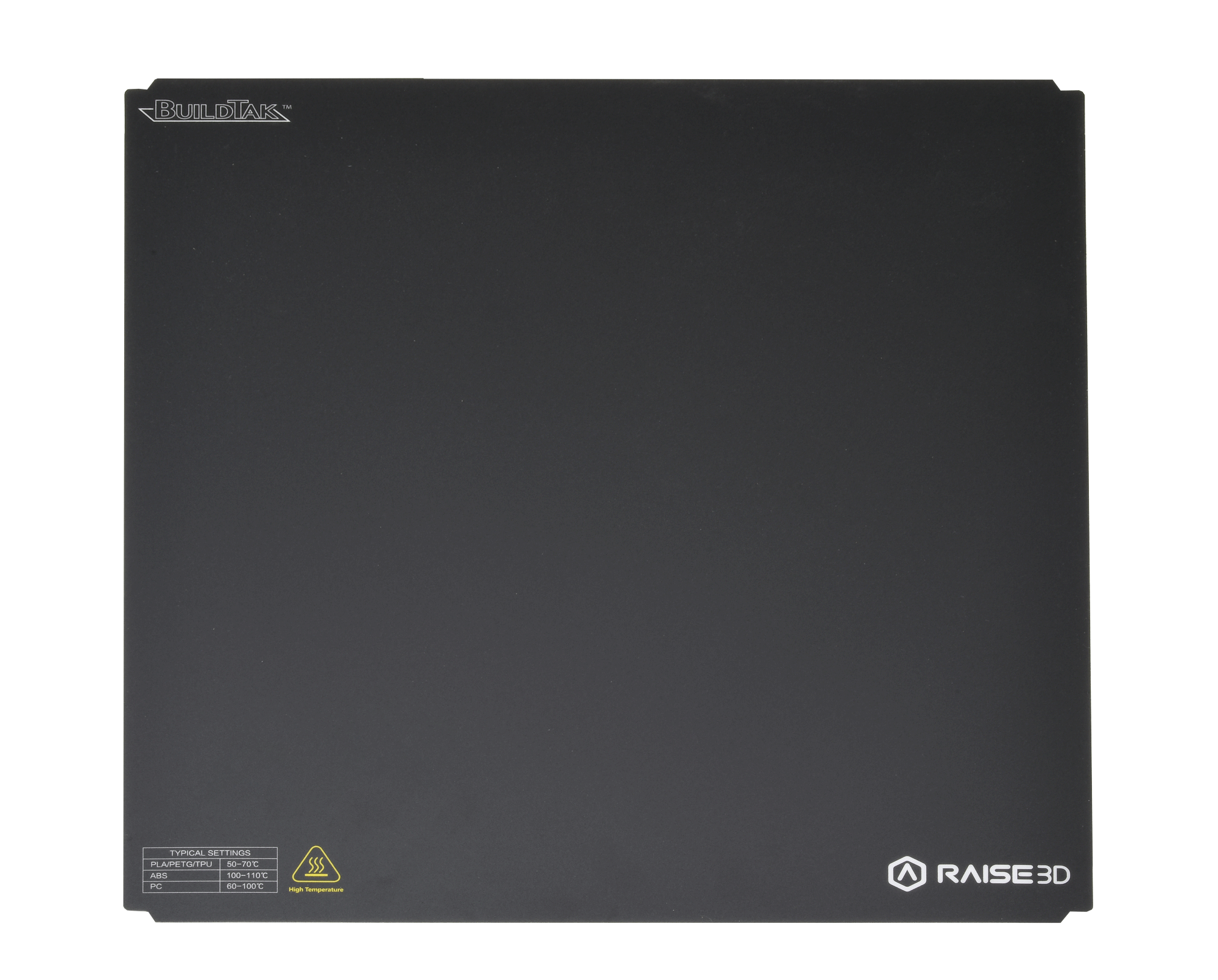 Raise3D Pro3 Buildtak Printing Surface 