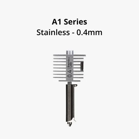 Bambu Lab - A1 Series Hotend with 0.4mm Stainless Steel Nozzle - FAH007
