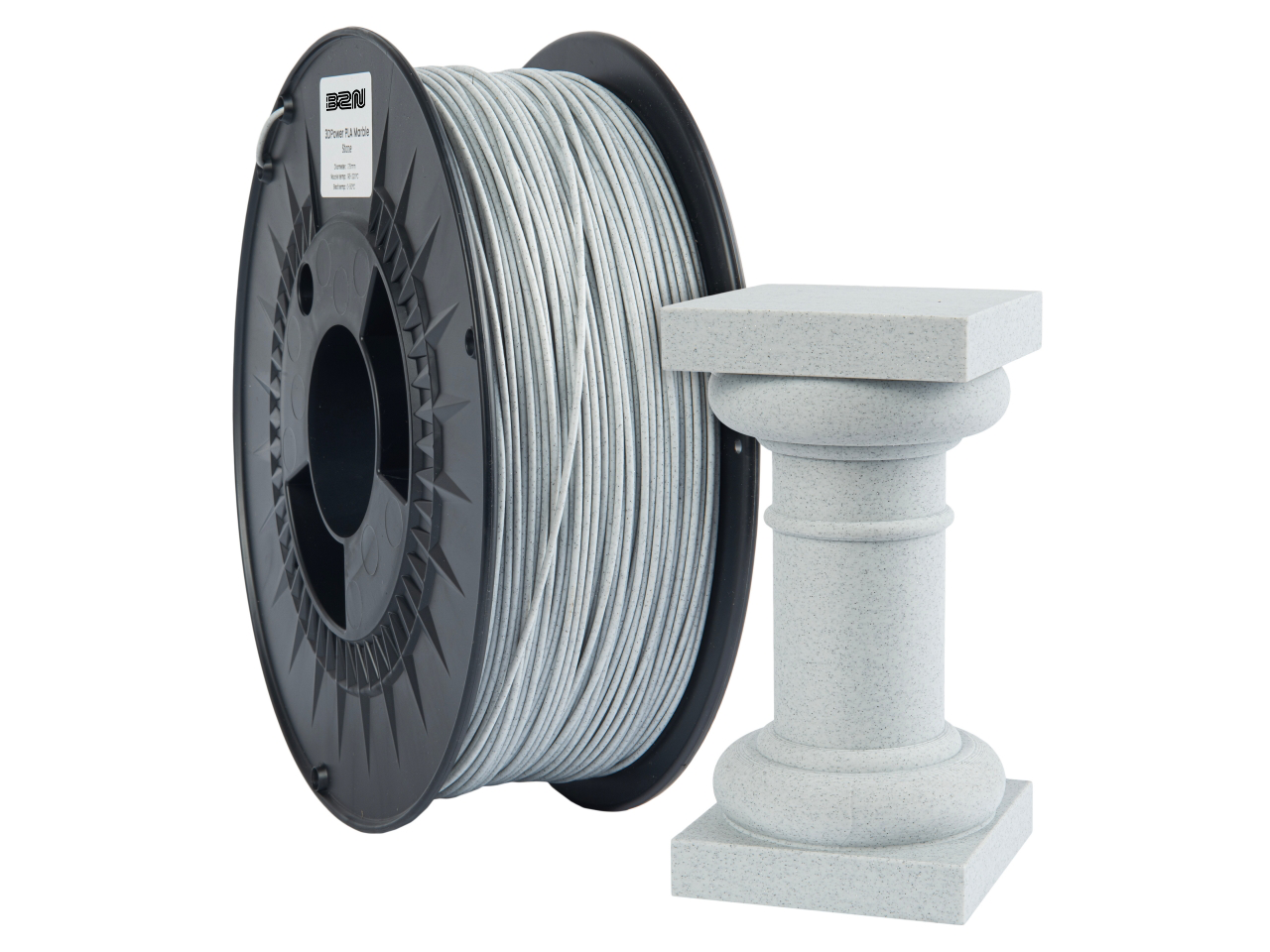 Filament B2N Filament PLA Marble 1.75mm Stone 1kg