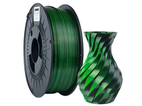 Филамент B2N PLA SILK Dual Color 1.75mm Green+Black 1kg