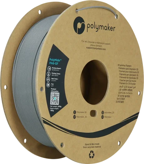Polymaker PolyMide PA6-GF Grey, 1.75 mm, 2 kg