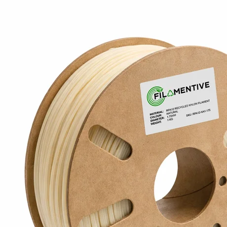 Filamentive rPA12 Recycled Nylon Filament – 1.75 mm – 1 kg (Natural)