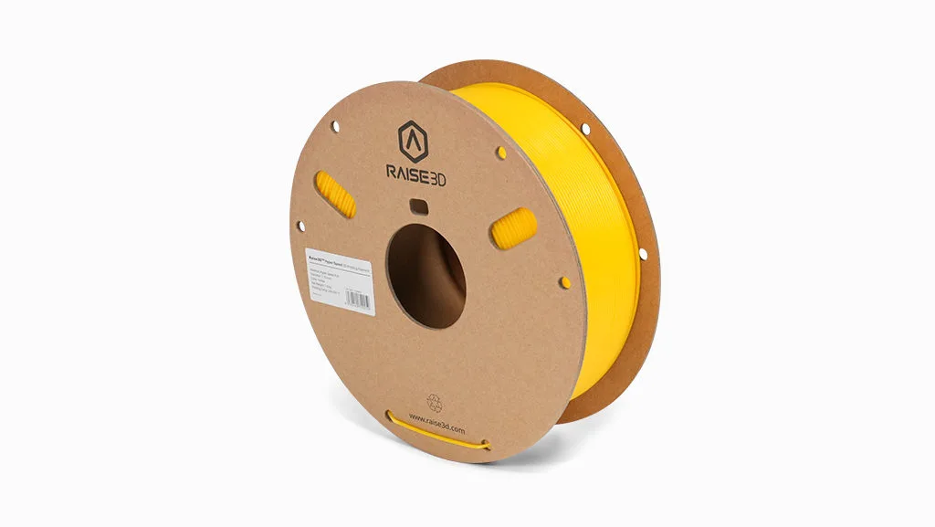 Raise3D Hyper Speed PLA Filament Yellow, 1.75 mm, 1 kg