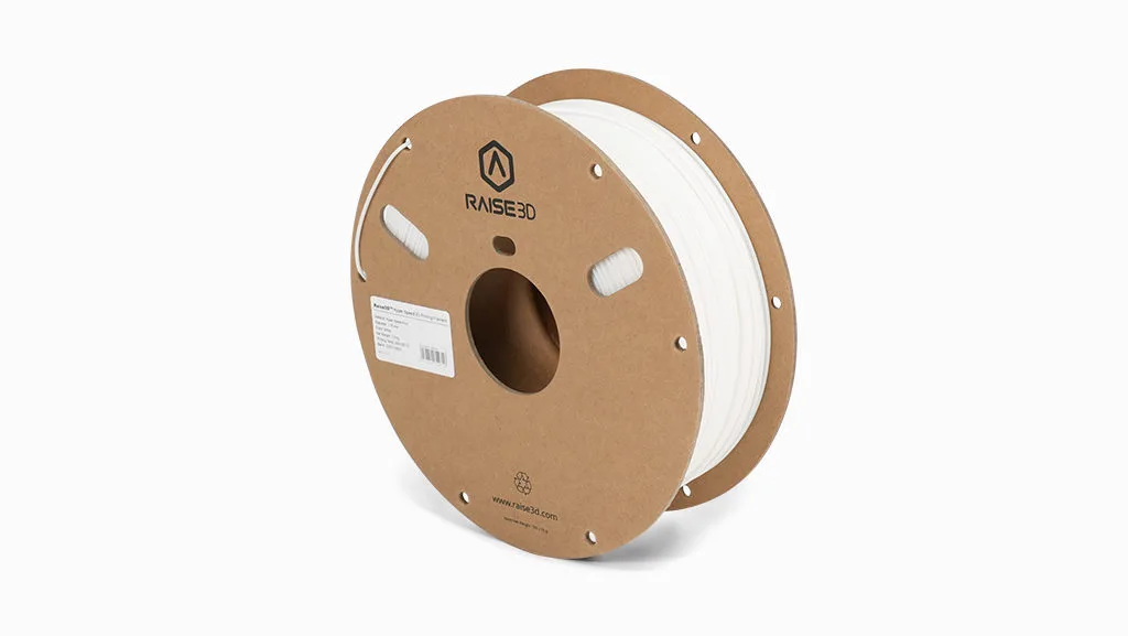 Raise3D Hyper Speed PLA Filament White, 1.75 mm, 1 kg