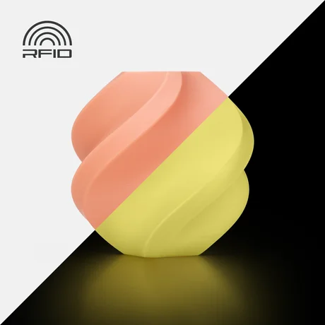 Bambu Lab PLA Glow Orange 1.75mm 1kg