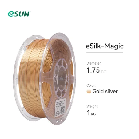 eSUN ePLA-Silk Magic gold silver, 1.75, 1kg 