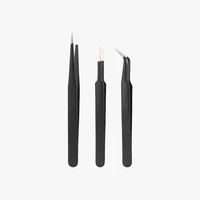 Maker's Supply ESD Stainless Steel Tweezers Set